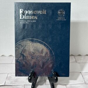 Whitman Official Roosevelt Dimes Coin Folder Collection 1965 2004 Number Two